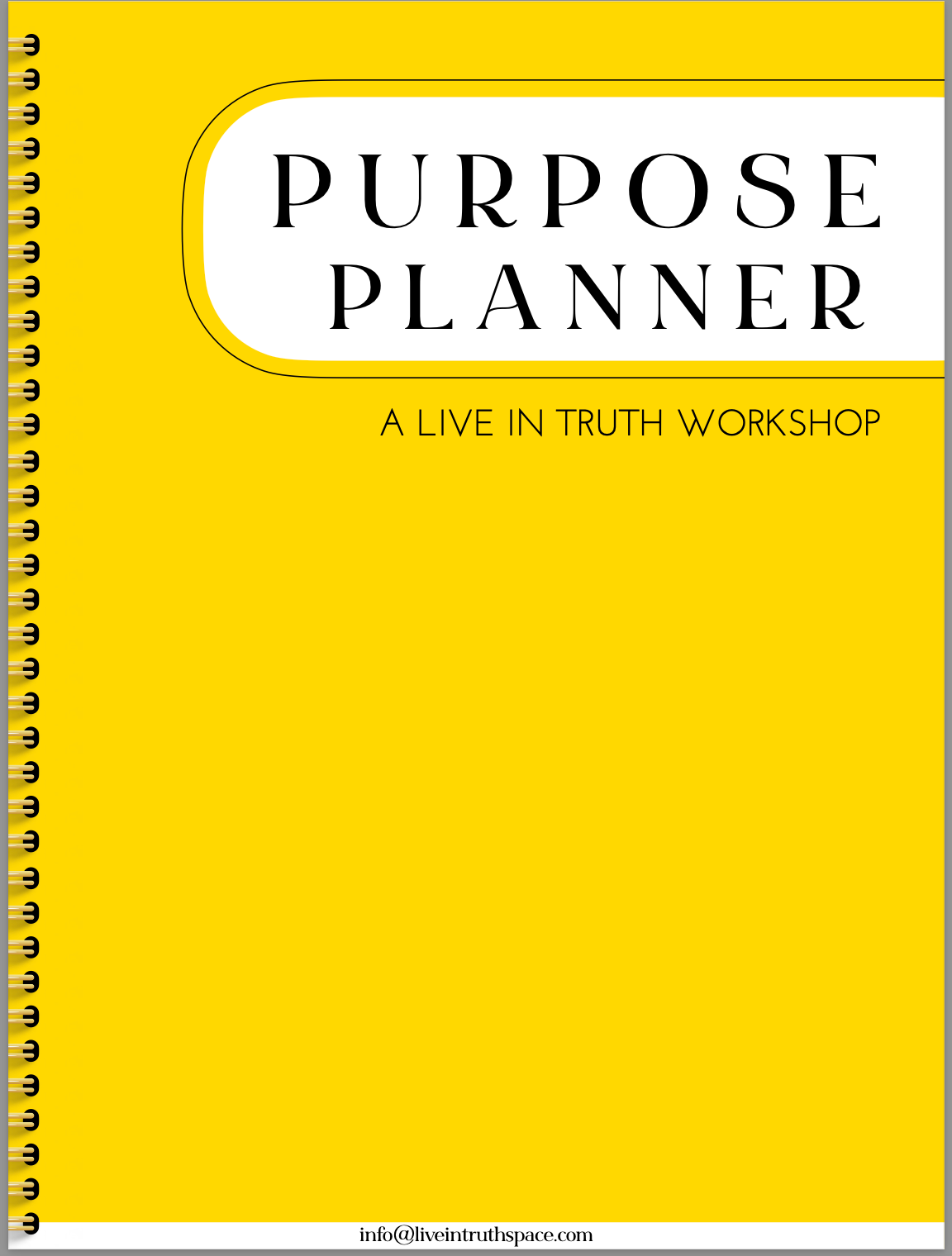 Purpose Planner — Live in Truth